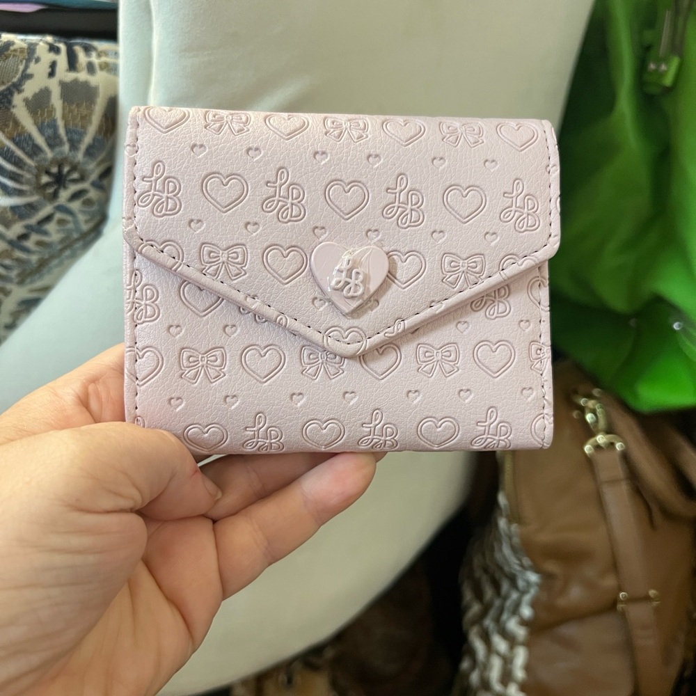Betsey Johnson Pink Embossed Women's Wallet NWOT